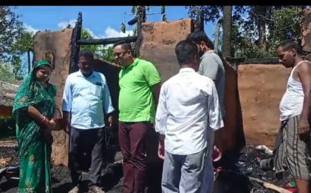 ।। ଅଗ୍ନିକାଣ୍ଡରେ ଚାରି ବଖରା ଜଳିଗଲା ।।