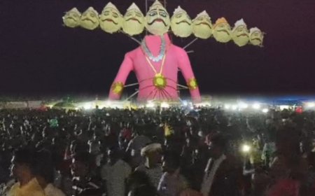 ।। ଦଶହରାରେ ରାବଣ ପୋଡ଼ି ଦେଖିବାକୁ ୫୦ ହଜାରରୁ ଉର୍ଦ୍ଧ୍ବ ଜନ ସମାଗମ ।।