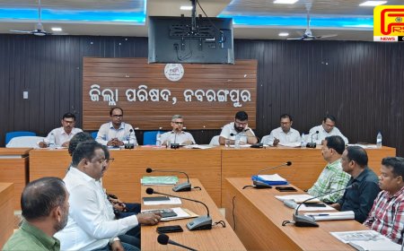 ।। ନବରଙ୍ଗପୁର ଜିଲ୍ଲା ଗସ୍ତର ଦିତ୍ୱୀୟ ଦିନରେ କ୍ରୀଡା ଓ ଯୁବସେବା ବିଭାଗ ପ୍ରମୁଖ ଶାସନ ସଚିବ ଙ୍କ ସମିକ୍ଷା ବୈଠକ ।।