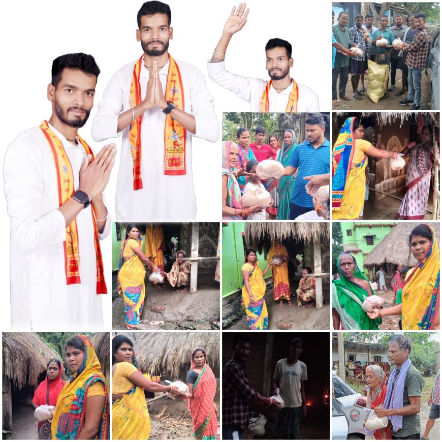 ।। ୩୧ ନଂ ଜୋନ୍-ରାଜନଗର ନିର୍ବାଚନ ମଣ୍ଡଳୀର ଜିଲ୍ଲା ପରିଷଦ ପ୍ରାର୍ଥୀ ମହେଶ୍ୱର ଧଳଙ୍କ ଦ୍ଵାରା ଶୁଖିଲା ଖାଦ୍ୟ ବଣ୍ଟନ କରାଯାଇଥିଲା ।।