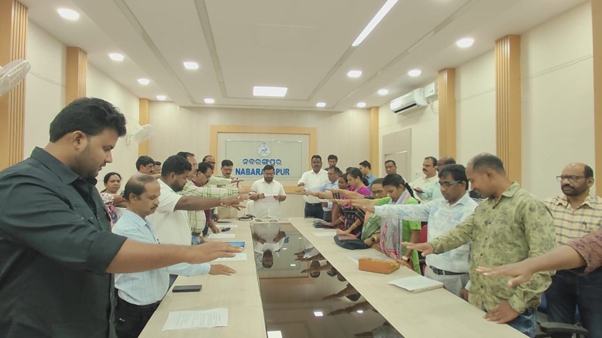 ।। ଦୁର୍ନୀତି ନିବାରଣ ସଚେତନତା ସପ୍ତାହ -୨୦୨୪ ପାଳନ ଅବସରରେ ନବରଂଗପୁର ଜିଲ୍ଲାରେ ଶପଥ ପାଠ କାର୍ଯ୍ୟକ୍ରମ ।।