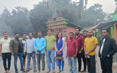 भंजसेना ने बंगीरिपोशी के माध्यम से राष्ट्रीय राजमार्ग 49 पर सड़क चौड़ीकरण और मरम्मत कार्य की मांग की।