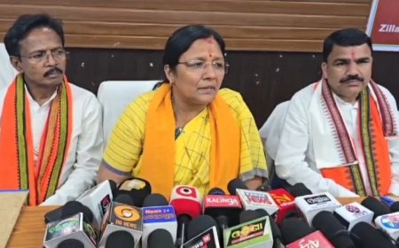 ।।  ଦୁଇଦିନିଆଁ ନବରଙ୍ଗପୁର ଜିଲ୍ଲା ଗସ୍ତ ରେ କେନ୍ଦ୍ରମନ୍ତ୍ରୀ ସାବିତ୍ରୀ ଠାକୁର  ।।