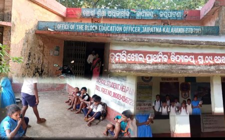 ।। ତିନି ଜଣ ଶିକ୍ଷକ ଥାଇ ମଧ୍ୟ ସ୍କୁଲ ରେ ପଡ଼ିଲା ତାଲା ।।