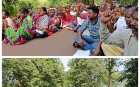 Public movement demanding formation of new Gram Panchayat