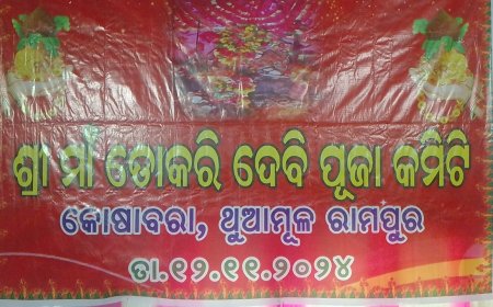 ସହ ସହ ଭକ୍ତଙ୍କ ଭିଡ଼ ମଧ୍ୟରେ କଳାହାଣ୍ଡି ଜିଲ୍ଲାର ଶେଷ ଦଶହରା ପର୍ବ ଶାନ୍ତି ଶୃଙ୍ଖଳା ରେ ସମ୍ପନ୍ନ :କୋଷାବରା ଠାରେ ମାଁ ଡୋକରୀ ଦେବୀ ଓ ବାବା ଭୈରବ ଦେବଙ୍କ ଝାମୁଯାତ୍ରା