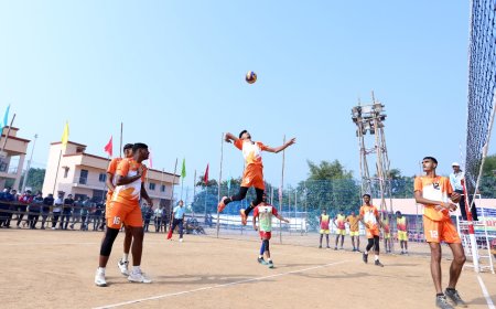*ମହାରାଜା ଶ୍ରୀରାମଚନ୍ଦ୍ର ଭଞ୍ଜଦେଓ ବିଶ୍ୱବିଦ୍ୟାଳୟରେ ପୂର୍ବ ଭାରତୀୟ ଆନ୍ତଃ-ବିଶ୍ୱବିଦ୍ୟାଳୟ ପୁରୁଷ ଭଲିବଲ ପ୍ରତିଯୋଗିତା ଉଦ୍‌ଘାଟିତ*