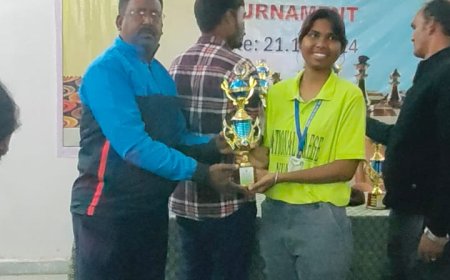 Inter-College Level Chess Tournament held under the auspices of Maa Manikeswari University