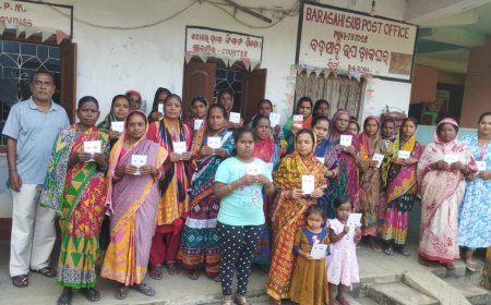 ଗୋଟାଏ ଦିନରେ ମୟୁରଭଞ୍ଜ ଡାକ ମଣ୍ଡଳ ଦ୍ୱାରା ୧୫୬୬୧ ମହିଳା ସମ୍ମାନ ସଂଚୟ ସାର୍ଟିଫିକେଟ କରି ରେକର୍ଡ