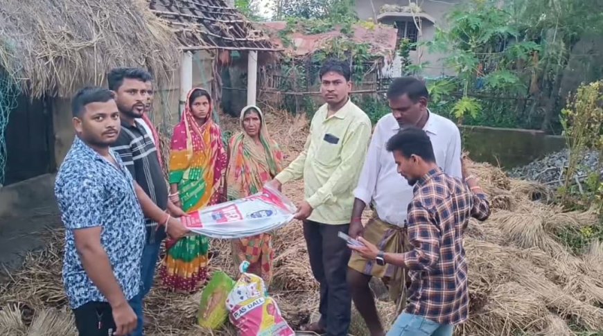 ।। ଅଗ୍ନି ବିପର୍ଯ୍ୟୟଙ୍କୁ ସହାୟତାର ହାତ ବଢ଼ାଇଲେ ଯୁବନେତା ମହେଶ୍ୱର ଧଳ ।।