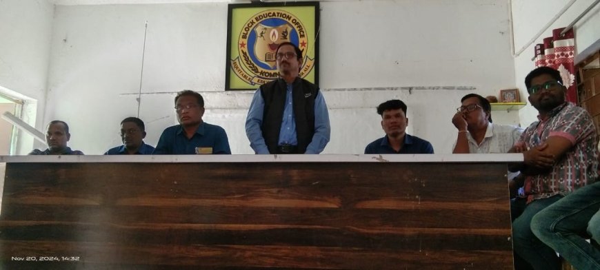 कॉमना ब्लॉक में नवनियुक्त जूनियर शिक्षक को बधाई