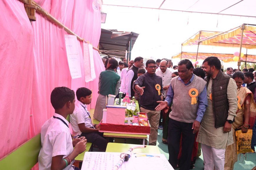 नुआपाड़ा में ब्लॉक स्तरीय बाल विज्ञान प्रदर्शनी एवं विज्ञान मेला