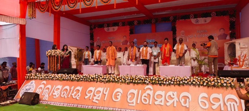 नबरंगपुर में जिला स्तरीय मछली एवं पशुधन मेले का उद्घाटन!