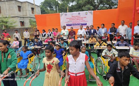 ବାରିପଦା ବ୍ଲକ ସ୍ତରୀୟ ଆନ୍ତର୍ଜାତୀୟ ଭିନ୍ନକ୍ଷମ ଦିବସ ୨୦୨୪ ପାଳିତ