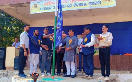 ନେସନାଲ ହାଇସ୍କୁଲରେ ବାର୍ଷିକ କ୍ରୀଡା ଉଦଘାଟିତ