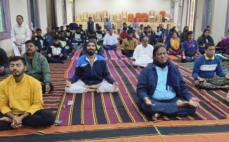 ବାରିପଦା ଠାରେ ବିଶ୍ୱ ଧ୍ୟାନ ଦିବସ ପାଳିତ