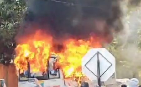 ଶନିବାର ଅପରାହ୍ନରେ ହୁତୁହୁତୁ ହୋଇ ଜଳିଗଲା ଘରୋଇ ବସ୍ କ୍ରିଷ୍ଣା