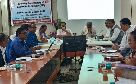 ନବରଙ୍ଗପୁରରେ ଜିଲ୍ଲା ସ୍ୱାସ୍ଥ୍ୟ ସମିତି ଏବଂ ଜିଲ୍ଲା ସ୍ବାସ୍ଥ୍ୟ ମିଶନର ସମୀକ୍ଷା ବୈଠକ
