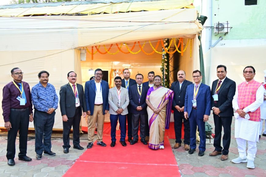 ରାଷ୍ଟ୍ରପତି ପଦ ଅଳଙ୍କୃତ ପରେ ପ୍ରଥମ କରି ନିଜ ଜନ୍ମମାଟି ରେ ମହାମହିମ ରାଷ୍ଟ୍ରପତି