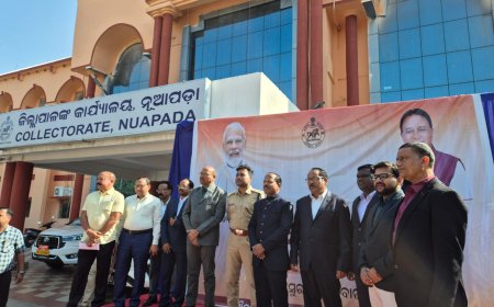 ନିଜ ଜୀବନ ନିଜ ହାତରେ,  ନୂଆପଡାରେ ସଡ଼କ ସୁରକ୍ଷା ସଚେତନତା ସପ୍ତାହ ୨୦୨୫  ଉଦ୍ଘାଟିତ