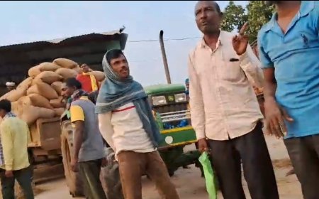 ମଣ୍ଡି ଅଫିସର ଙ୍କ ପୋଶା ଗୁଣ୍ଡା ଗିରି ,ମଣ୍ଡି ରେ ଧାନ କଟନି ଛଟନି କୁ ନେଇ ଚାଷୀ ଅଭିଯୋଗ କଲେ  ମିଲୁଛି ଧମକ