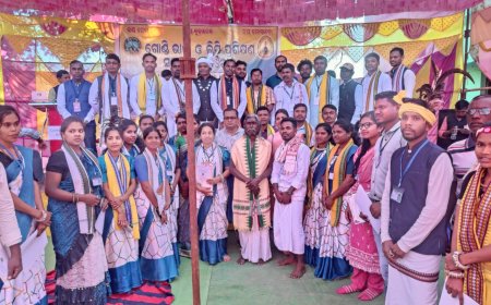 ଛ ମାସିକିଆ ଗୋଣ୍ଡି ଭାଷା ଓ ଲିପି ପ୍ରଶିକ୍ଷଣ ତାଲିମ୍ ଶିବିର ର ସମାପନ ସମାରୋହ