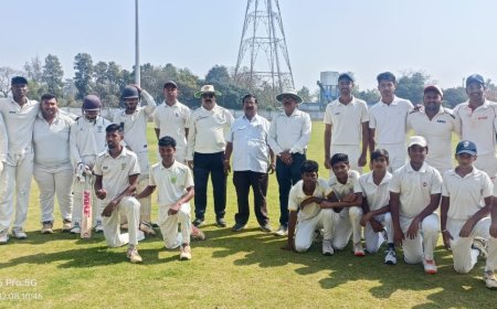 ଜିଲ୍ଲାସ୍ତରୀୟ ସିନିୟର ପୁରୁଷ ଆନ୍ତଃ କ୍ଲବ କ୍ରିକେଟ ଟୁର୍ଣ୍ଣାମେଣ୍ଟର ୬ଷ୍ଠ ଦିନର ଖେଳ