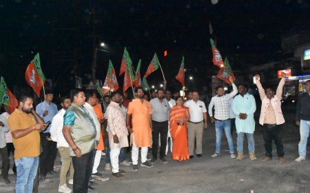 ନୂଆପଡା ଭାରତିୟ ଜନତା ପାର୍ଟି ତରଫରୁ ବିଜୟ ଉତ୍ସବ ପାଳନ