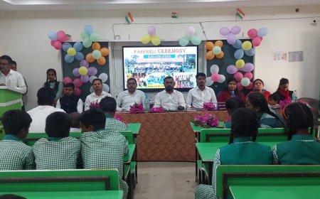 ବିଦାୟୀ କାଳୀନ ସମ୍ବର୍ଦ୍ଧନା ସଭା ଅନୁଷ୍ଠିତ