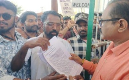 ତିଜିମାଳିର ଖଣି ଖନ ନ ପାଇଁ   ଜିଲ୍ଲା ପାଳଙ୍କ ଜରିଆରେ ମୁଖ୍ୟମନ୍ତ୍ରୀଙ୍କୁ  ଦେଲେ ସ୍ମାରକ ପତ୍ର