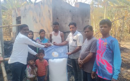 ଅଗ୍ନି କାଣ୍ଡରେ ଦୁଇ ବୋଖରା ଘର ପୋଡ଼ି ପାଉଁଶ