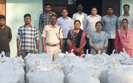 ଗଞ୍ଜେଇ ଭର୍ତ୍ତି ପିକଅପ୍ ଭେନ୍ କୁ ଜବତ କଲା ଅବକାରୀ ବିଭାଗ