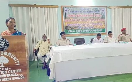 ଜଙ୍ଗଲ ନିଆଁ ନିରାକରଣ ସଚେତନତା କର୍ମଶାଳା।