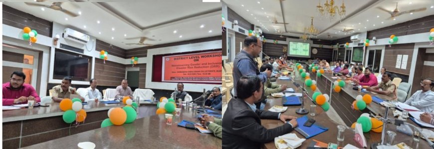 ନୂଆପଡାରେ ବିପର୍ଯ୍ୟୟ ପରିଚାଳନା ସହ ଲିଙ୍ଗ ସମାନତାକୁ ଅନ୍ତର୍ଭୁକ୍ତ ଯୋଜନାର ଜିଲ୍ଲା ସ୍ତରୀୟ କର୍ମଶାଳା ଆୟୋଜିତ