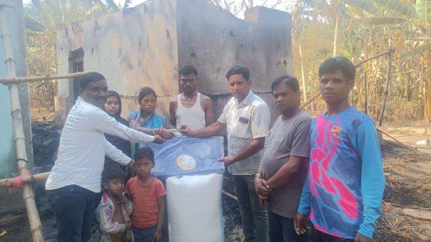 ଅଗ୍ନି କାଣ୍ଡରେ ଦୁଇ ବୋଖରା ଘର ପୋଡ଼ି ପାଉଁଶ