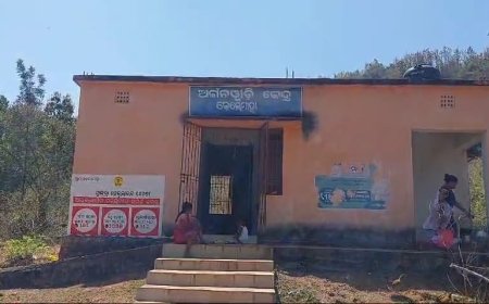 ଅଙ୍ଗନୱାଡ଼ି କେନ୍ଦ୍ରରେ ଦୀର୍ଘଦିନ ହେଲା ନଳକୂପ ଅଚଳ:ପାଣି ସମସ୍ୟା ସୁଧୁରିବ କେବେ