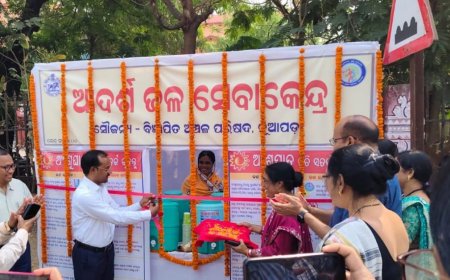 ଆଦର୍ଶ ଜଳ ସେବା କେନ୍ଦ୍ର ଉଦଘାଟିତ