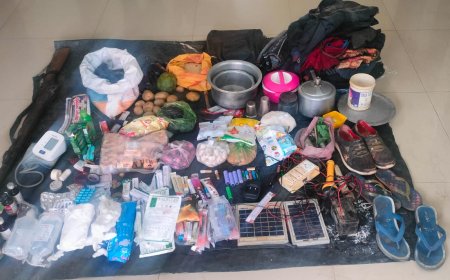 ମାଓ କେମ୍ପ ଠାବ ଓ ବିପୁଳ ମାଓ ସାମଗ୍ରୀ ଜବତ