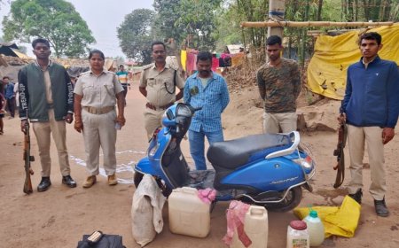 ହିର୍ଲି ଡଙ୍ଗରି ଗ୍ରାମରେ ୬୦ ଲିଟର ସଲପ ମଦ ଜବତ