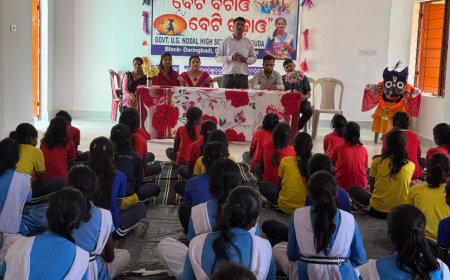 ବୁଡ଼ାଗୁଡା ଉଚ୍ଚ ବିଦ୍ୟାଳୟରେ "ବେଟି ବଚାଓ ବେଟି ପଢ଼ାଓ" କାର୍ଯ୍ୟକ୍ରମ