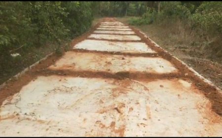 Low standards road work at cowcenter