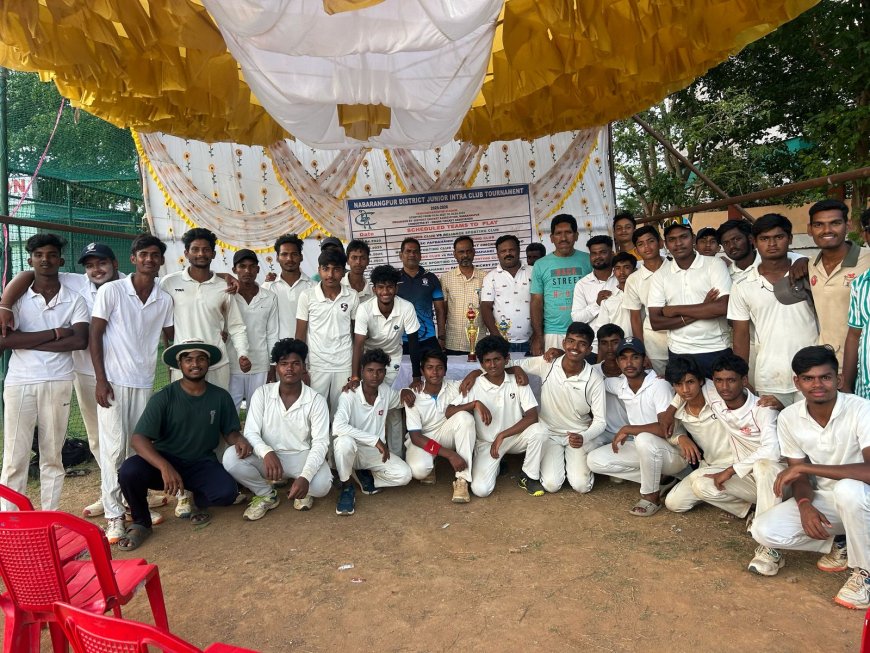 ନବରଙ୍ଗପୁର ଜିଲ୍ଲା କ୍ରିକେଟ ସଂଘ ଆନୁକୂଲ୍ୟରେ ରାଜ୍ୟ ସ୍ତରିୟ ୧୯ବର୍ଷ ଏବଂ ୧୬ ବର୍ଷରୁ କମ ଟର୍ଣ୍ଣାମେଣ୍ଟ ପାଇଁ ଜିଲ୍ଲା କ୍ରିକେଟ ଟିମ୍ ଦଳ ଚୟନ