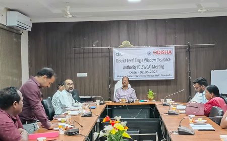 ନୂଆପଡା ଜ଼ିଲ୍ଲାରେ "ଇନଭେଷ୍ଟମେଣ୍ଟ ମିଟ୍‌" ଆୟୋଜନ ସମ୍ପର୍କୀୟ ଗୁରୁତ୍ୱପୂର୍ଣ୍ଣ ନିଷ୍ପତ୍ତି ଜିଲ୍ଲା ସ୍ତରୀୟ ସିଙ୍ଗଲ୍ ଉଇଣ୍ଡୋ କ୍ଲିୟରାନ୍ସ୍ ଅଥରିଟି ବୈଠକରେ ଗୃହୀତ