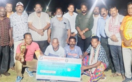 ମହେଶ ଦାସ ମେମୋରିଆଲ ଫୁଟବଲ ଟୁର୍ଣ୍ଣାମେଣ୍ଟ ଉଦଯାପିତ (କିସାନ ବ୍ରଦର୍ସ ଓ ଝାଞ୍ଜଡ଼ାପାଳ ଚମ୍ପିୟାନ)