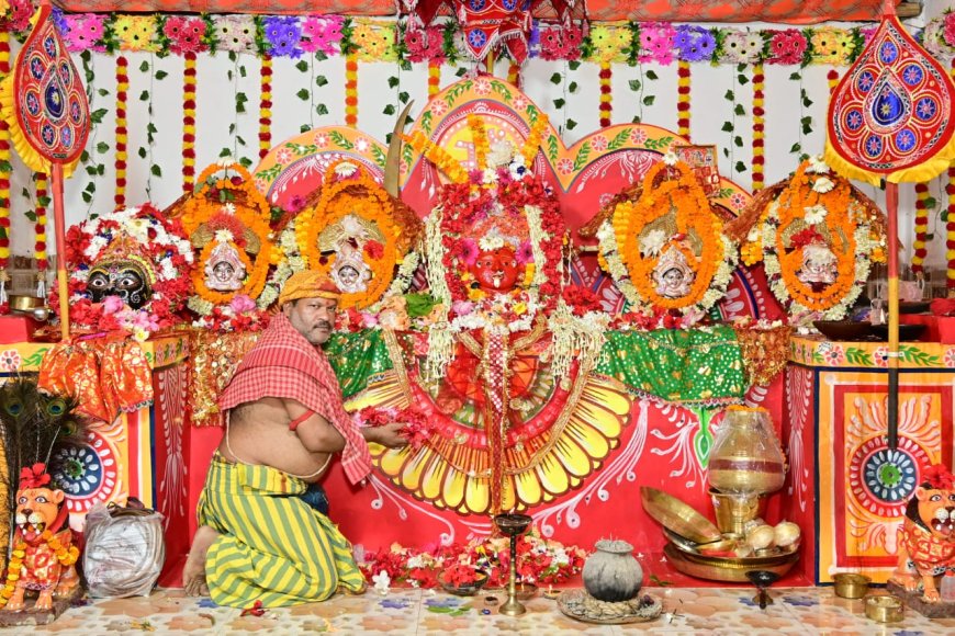 ମା’ ପାଟ୍ଟଖଣ୍ଡା ଠାକୁରାଣୀ ଯାତ୍ରା: ଲବକୁଶ ଜନ୍ମ ଓ ଇନ୍ଦ୍ରଜିତ ବଧରେ ଅସ୍ଥାୟୀ ମଣ୍ଡପ ଦୁଲକିଲା