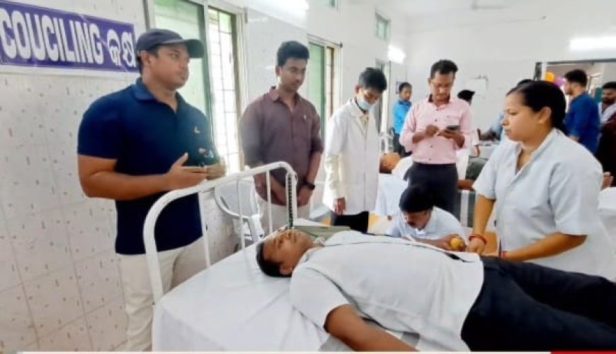 ବାଲିଗୁଡ଼ା ଉପଖଣ୍ଡ ଚିକିତ୍ସାଳୟରେ ବିଶ୍ବ ରକ୍ତଦାତା ଦିବସ ପାଳିତ : ଦୁଇ ରକ୍ତଦାତା ଙ୍କୁ ସମ୍ମାନିତ