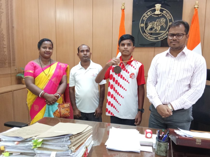ଯୁବ କ୍ରୀଡାବିତଙ୍କୁ ଉତ୍ସାହିତ କଲେ ଜିଲ୍ଳାପାଳ