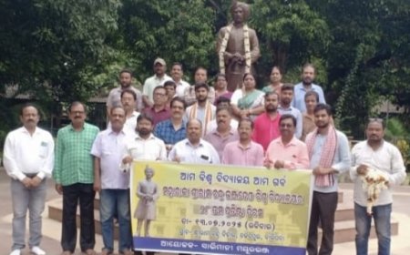 ବିଶ୍ଵବିଦ୍ୟାଳୟ ପ୍ରତିଷ୍ଠା ଦିବସ ପାଳିଲେ ସ୍ଵାଭିମାନୀ ମୟୂରଭଞ୍ଜିଆ  (ବିଶ୍ୱବିଦ୍ୟାଳୟ କର୍ତ୍ତ୍ତୃପକ୍ଷଙ୍କ ମେରୀ ମର୍ଜୀ ନୀତି କୁ ତିବ୍ର ବିରୋଧ)