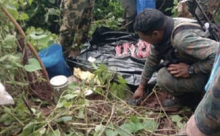 ଜଙ୍ଗଲରୁ ମିଳିଲା ବିପୁଳ ପରିମାଣର ମାଓ ସାମଗ୍ରୀ:  ଡିଟୋନେଟର ସହ ରିମୋଟ ଉଦ୍ଧାର