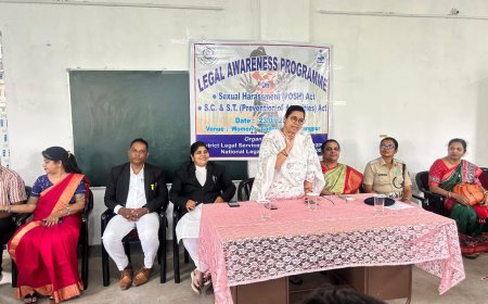 ଜିଲ୍ଲା ଆଇନ ସେବା ପ୍ରାଧିକରଣ ପକ୍ଷରୁ ଆଇନ ସଚେତନତା ଶିବିର